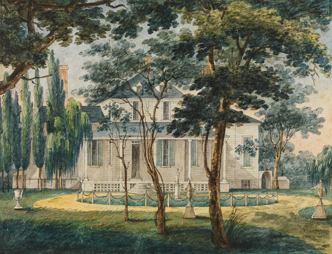 A Country Residence, Possibly General Moreau