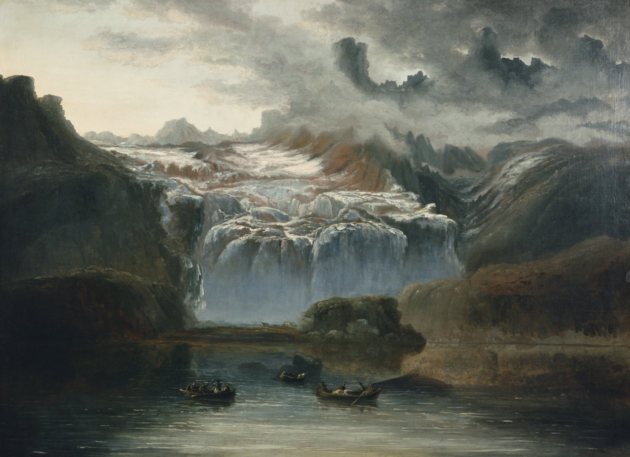 Jostedals glacier by Peder Balke