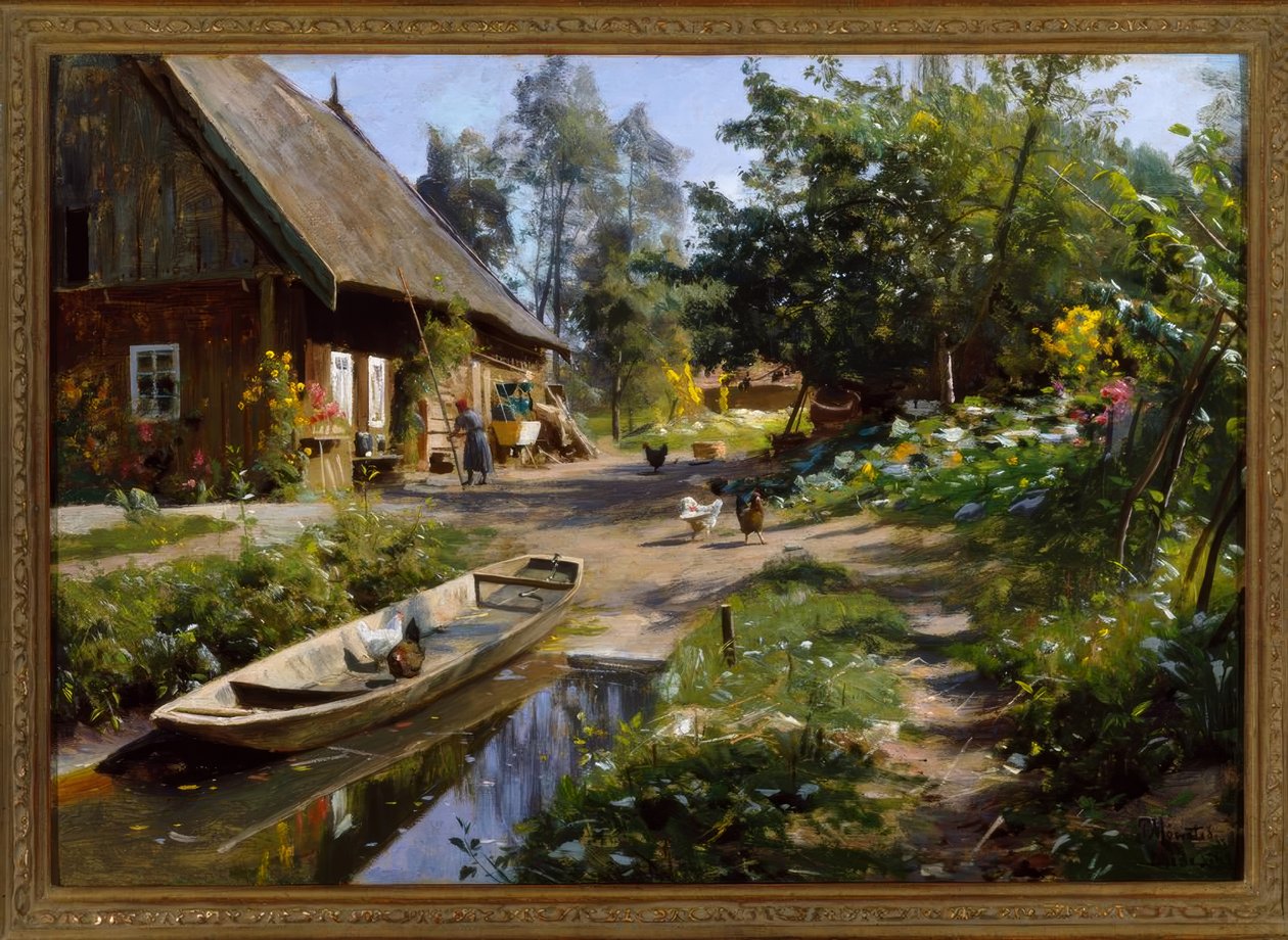 Sunny Day in the Countryside by Peder Monsted