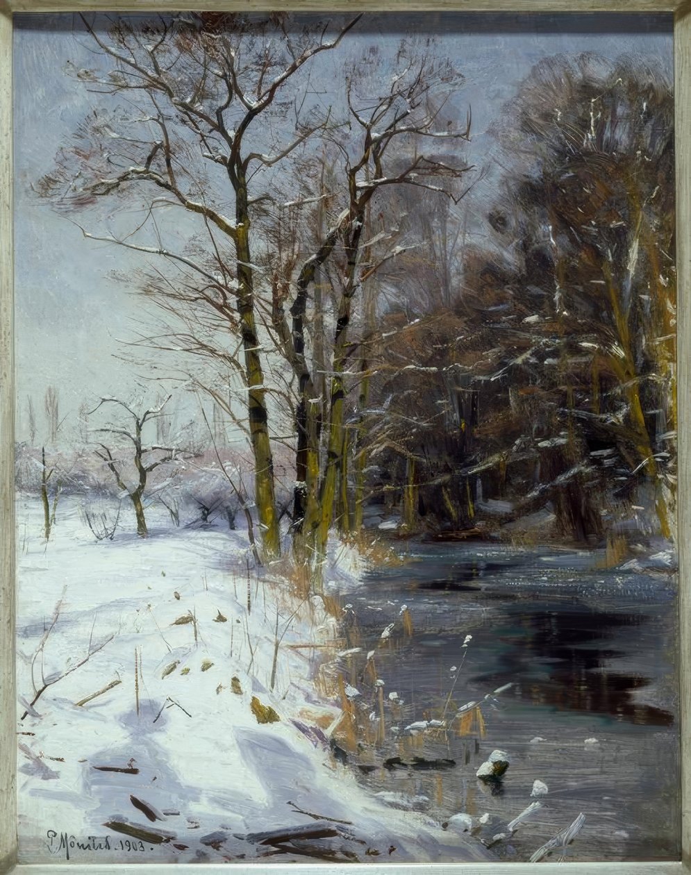 Sunny Winter Day by Peder Monsted