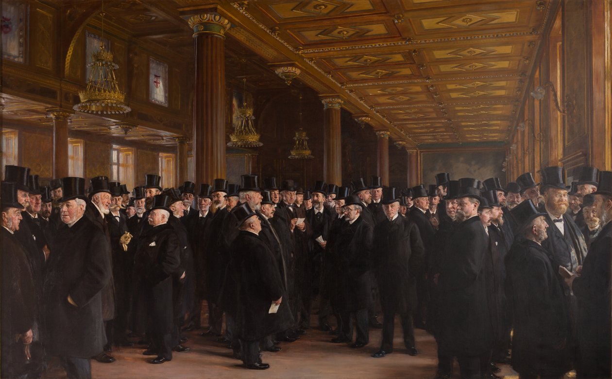 From Copenhagen Stock Exchange by Peder Severin Krøyer