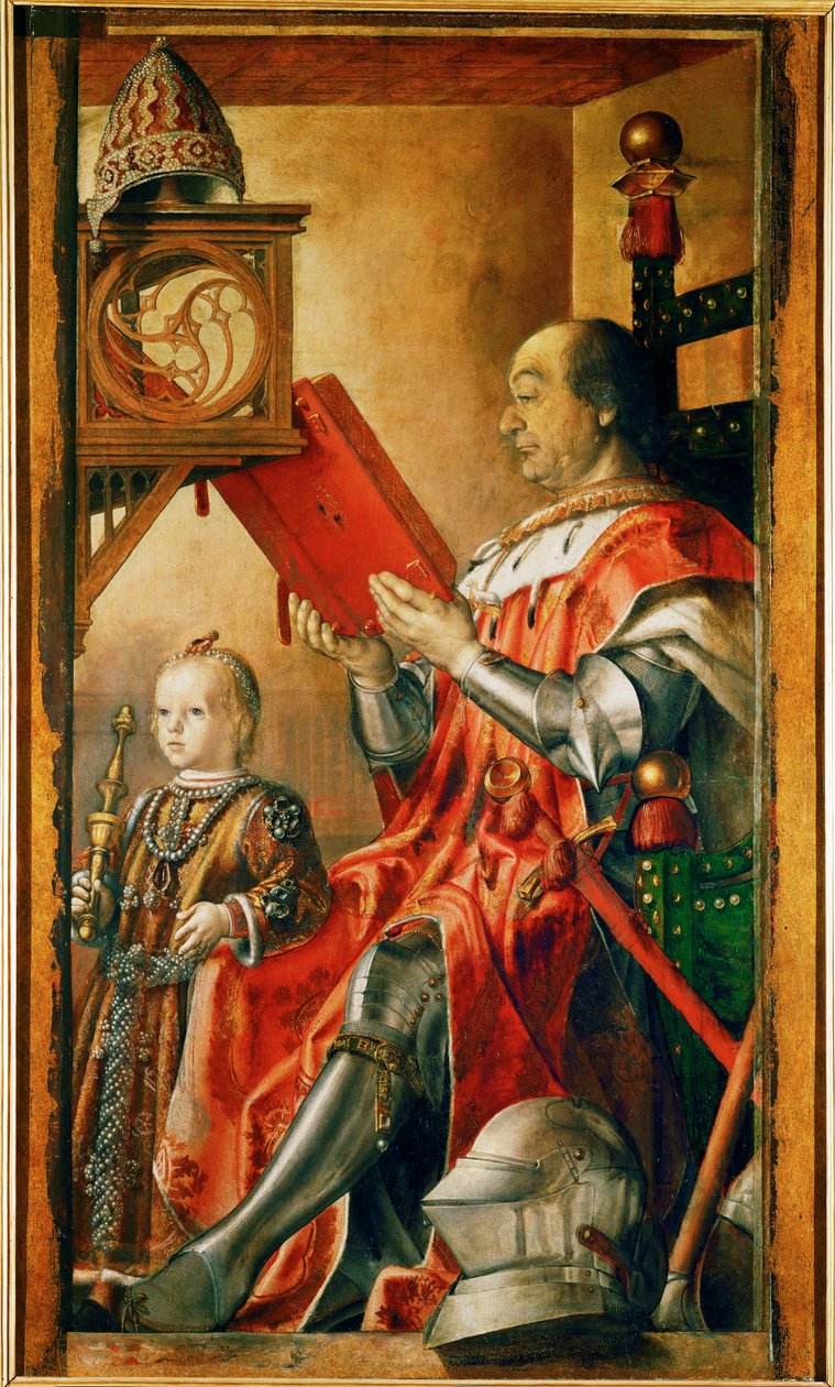 Federigo da Montefeltro and His Son by Pedro Berruguete