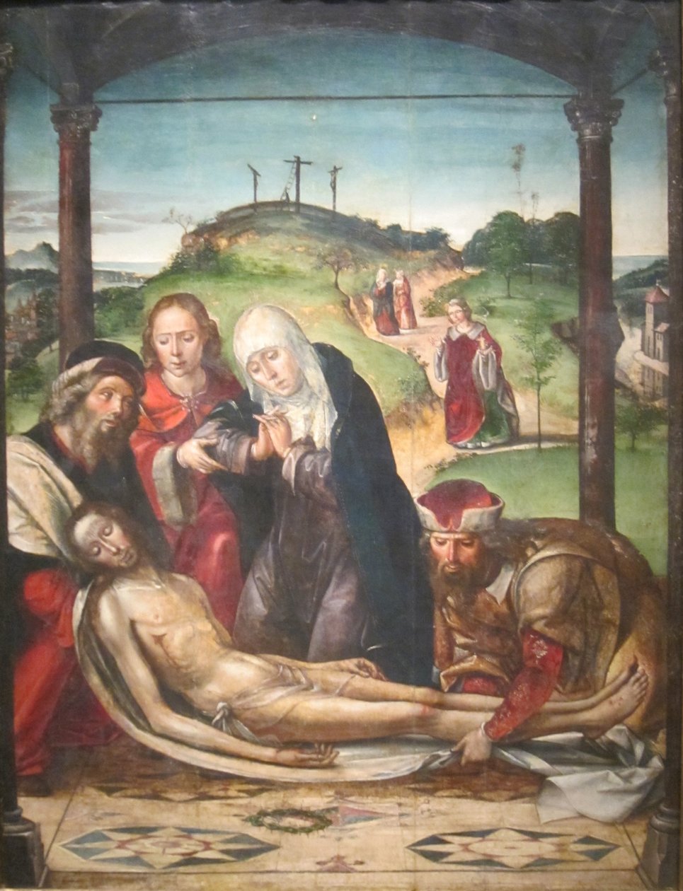 The Lamentation over the Dead Christ by Pedro Berruguete