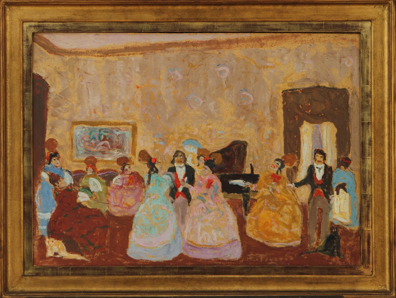 Tertulia by Pedro Figari