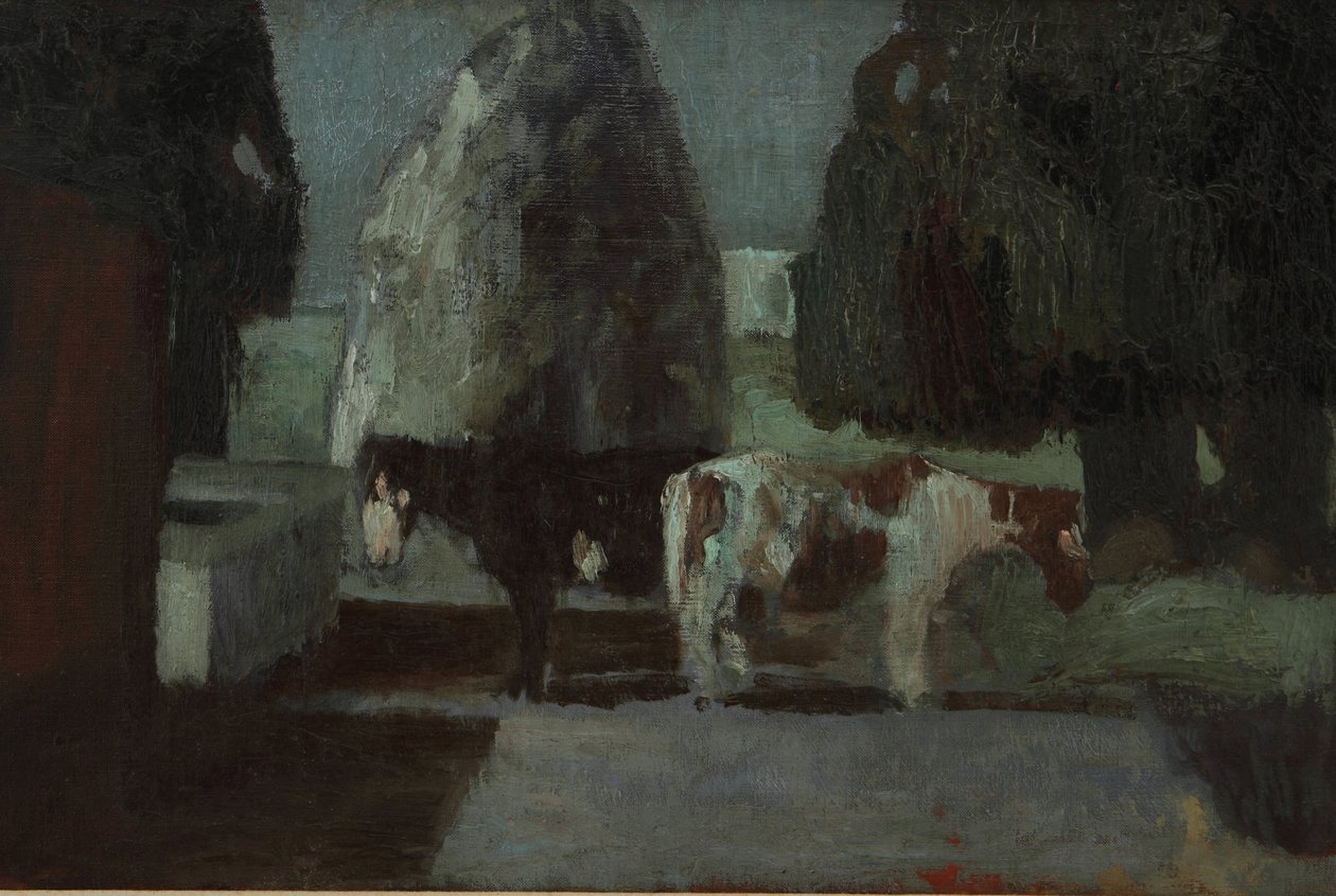 Garden Under the Moon or Quiet in the Villa by Pedro Figari Solari