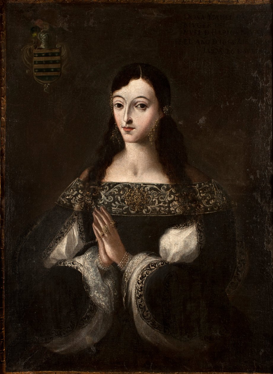 Portrait of the Wife of Captain Barrios by Pedro Ruíz Gonzalez