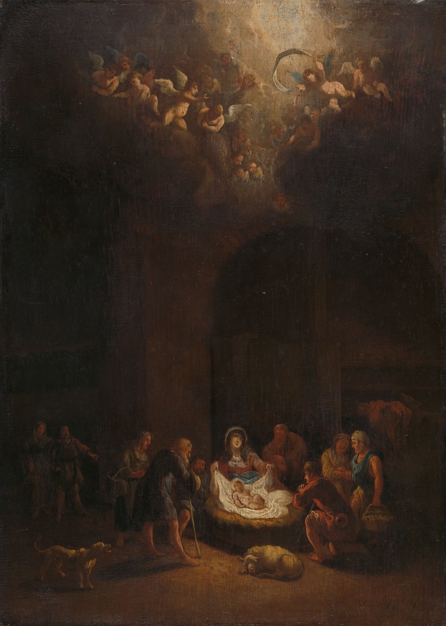 The Adoration of the Shepherds by Peeter or Pieter Bout