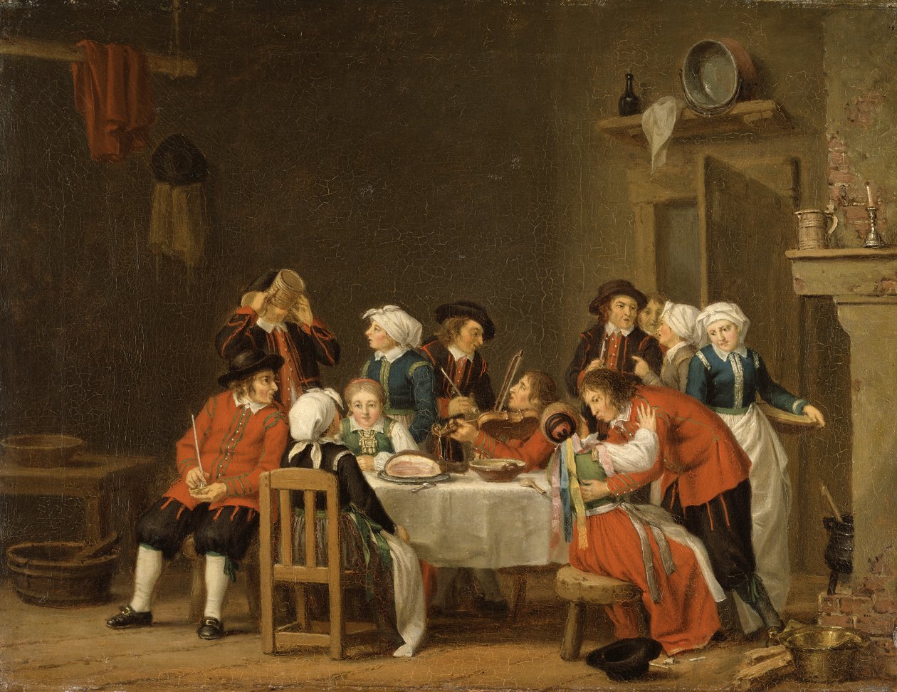Convivial Scene in a Peasant