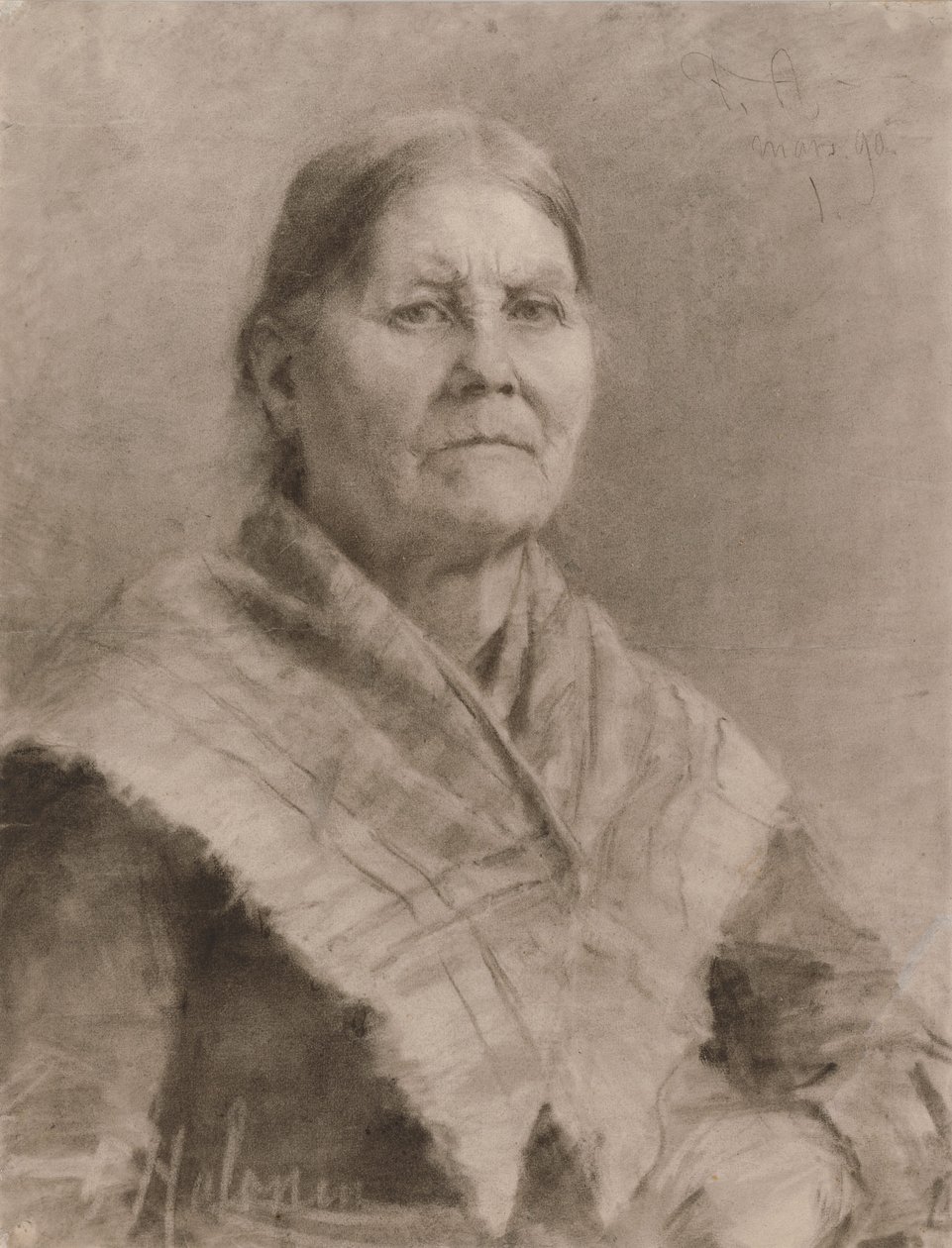 Old Woman by Pekka Halonen