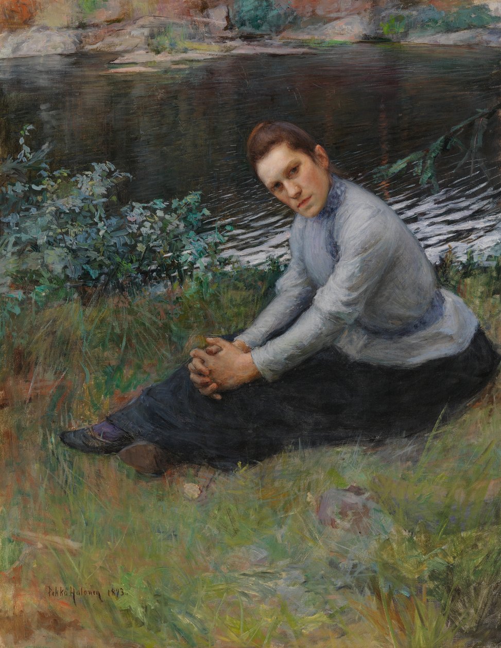 Sitting on the Shore by Pekka Halonen