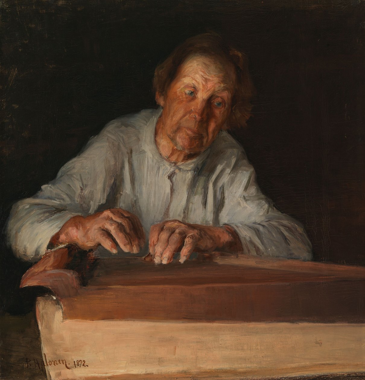 The Kantele Player by Pekka Halonen