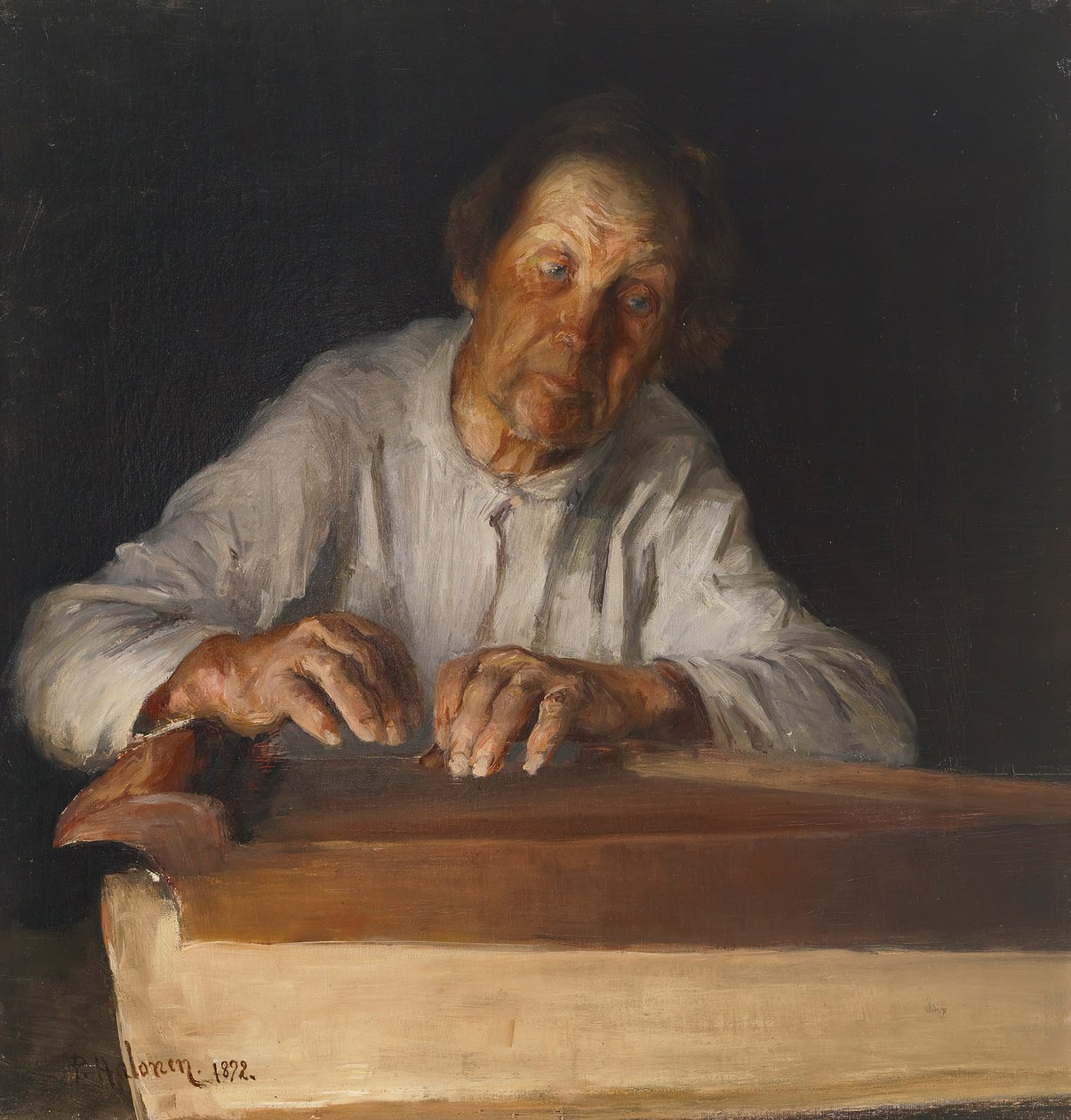 The Kantele Player, 1892 by Pekka Halonen
