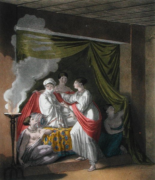 Princess Orozo Tishai of the City of Adowa, Abyssinia and her Women, plate 13 from 