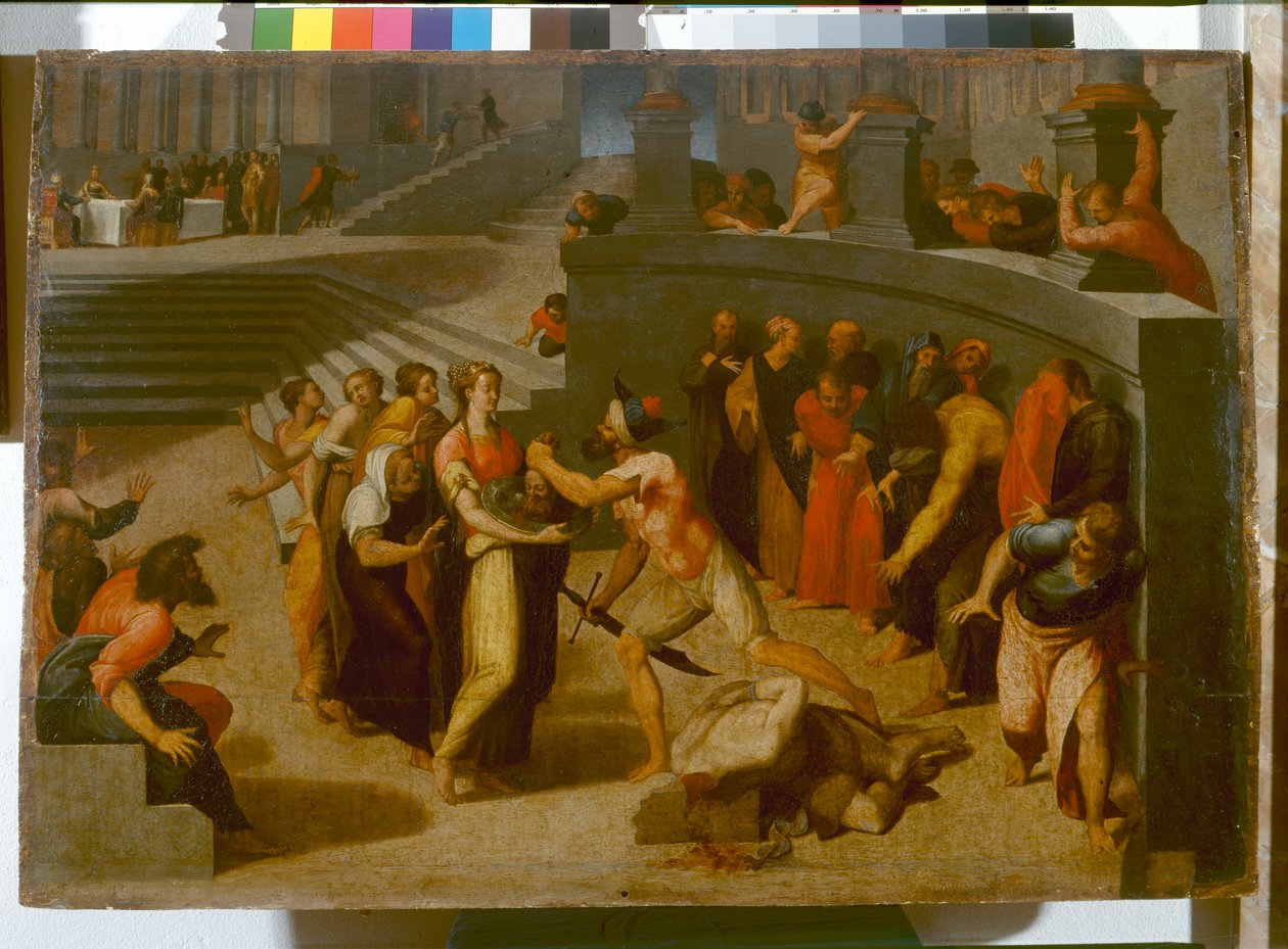 Beheading of St. John the Baptist by Pellegrino Tibaldi