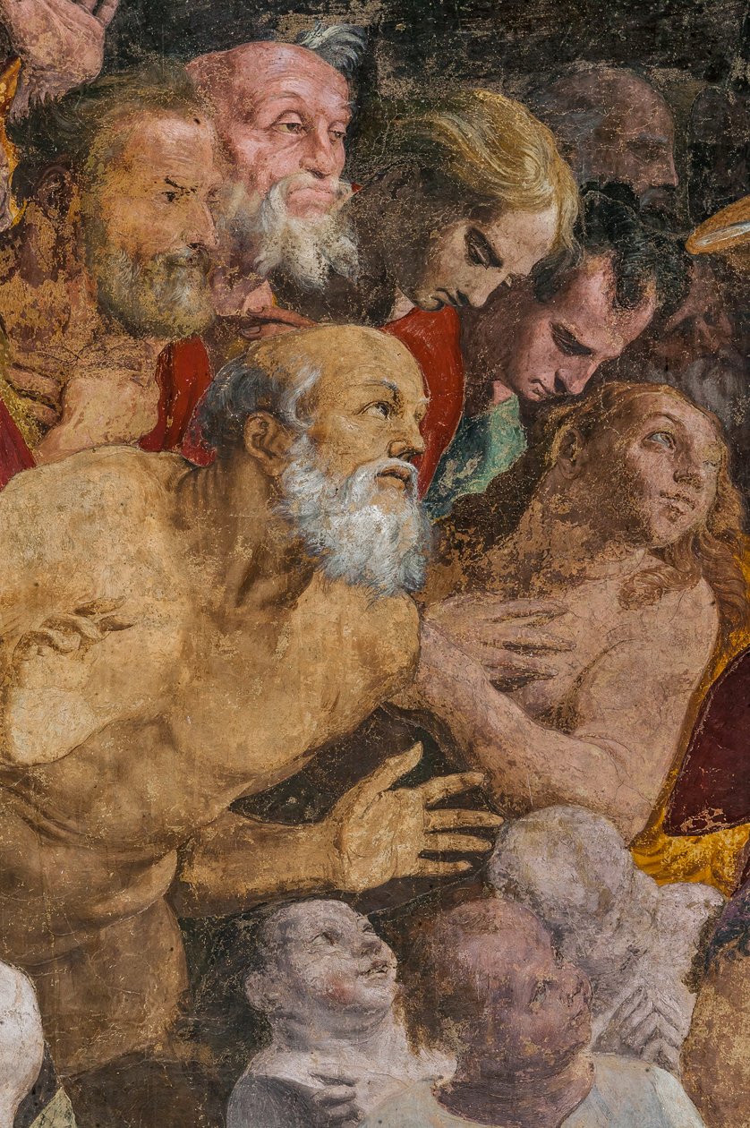 St John the Baptist Baptizing people, Poggi Chapel by Pellegrino Tibaldi
