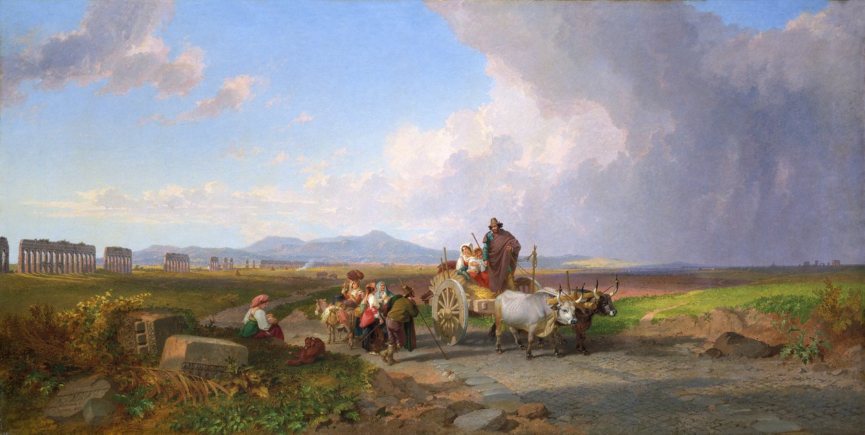Scene in the Roman Campagna by Penry Williams