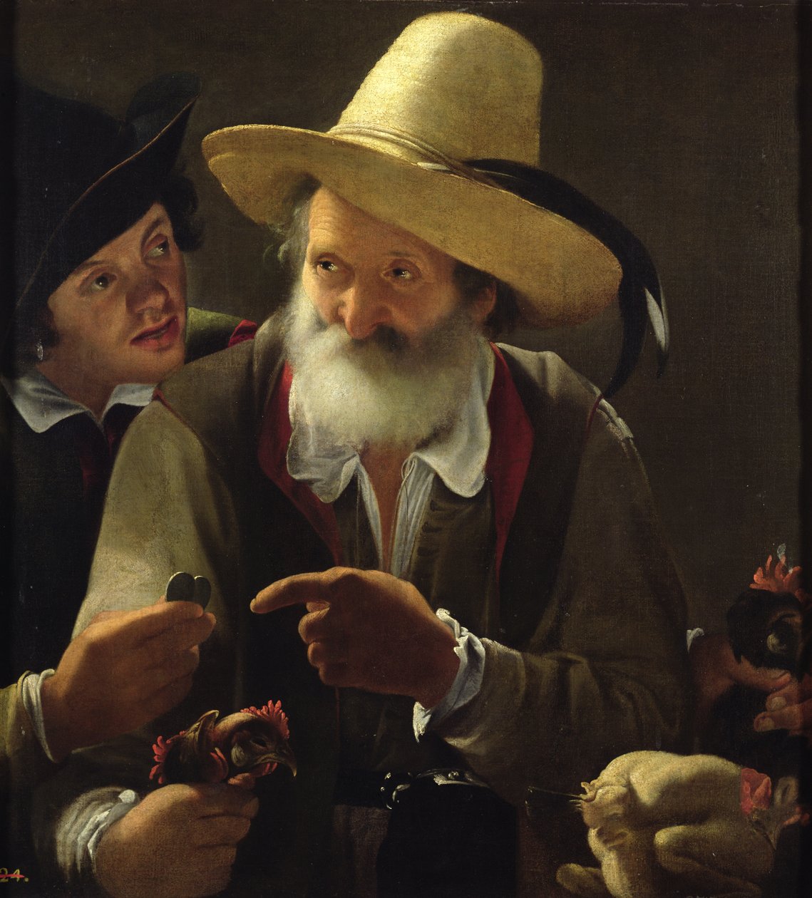 The Bird Seller by Pensionante de Saraceni