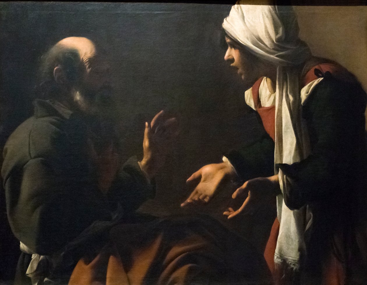 The Denial of Saint Peter by Pensionante de Saraceni
