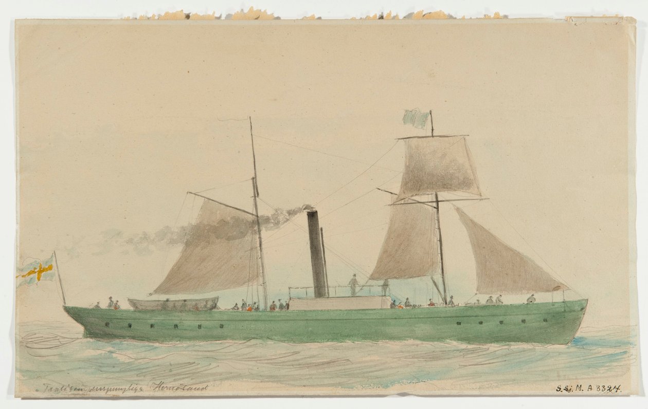Steamship HERNOSAND by Per Wilhelm Cedergren