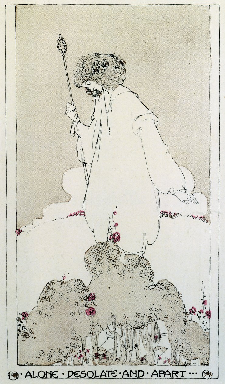 Illustration for poem Adonais, Elegy on Death of John Keats by Percy Bysshe Shelley