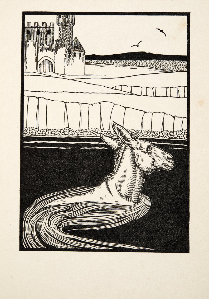 An Ass Cast Away, from A Hundred Anecdotes of Animals, pub. 1924 by Percy J. Billingshurst