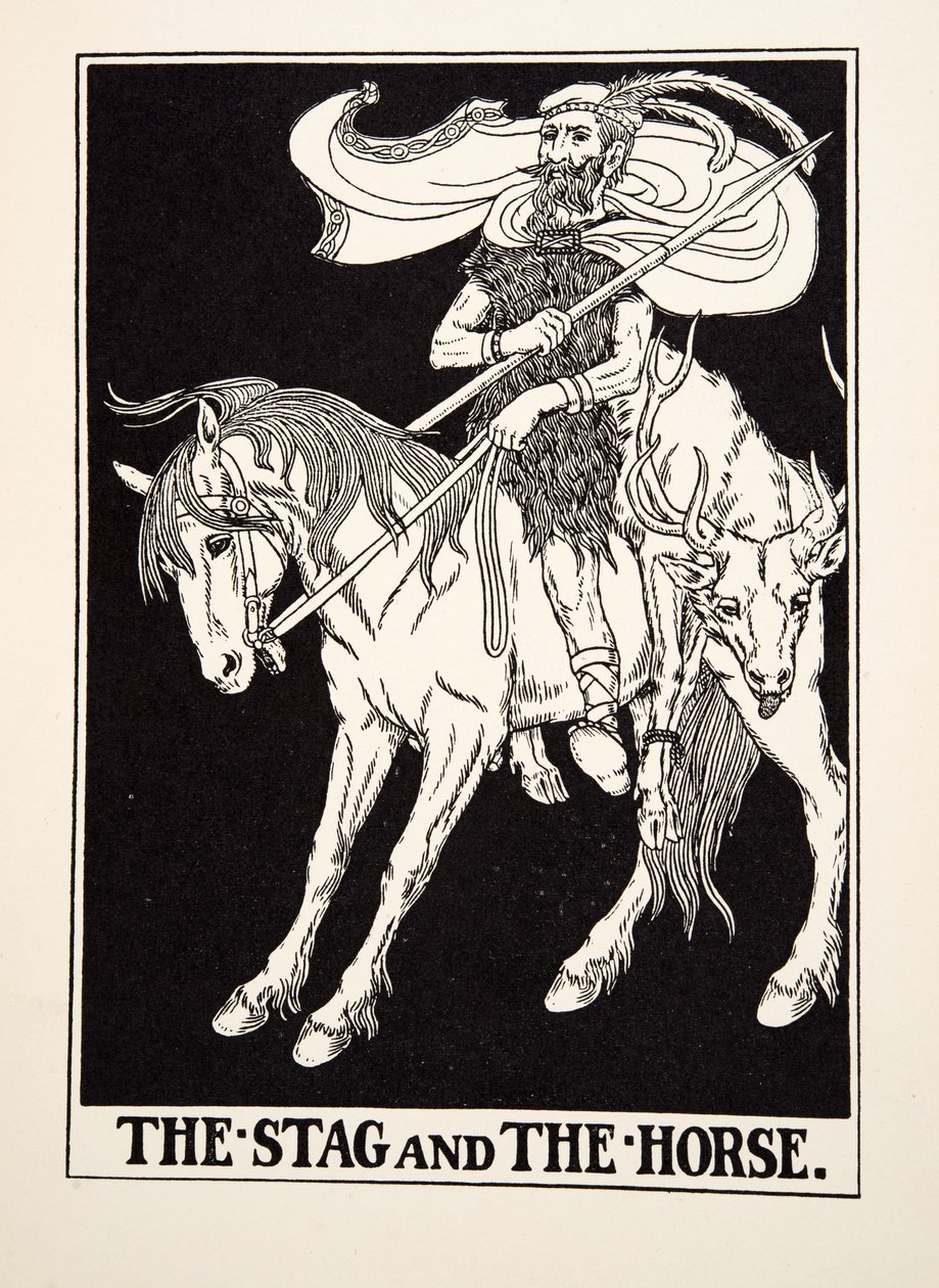 The Stag and the Horse, from A Hundred Fables of Aesop by Percy J. Billingshurst
