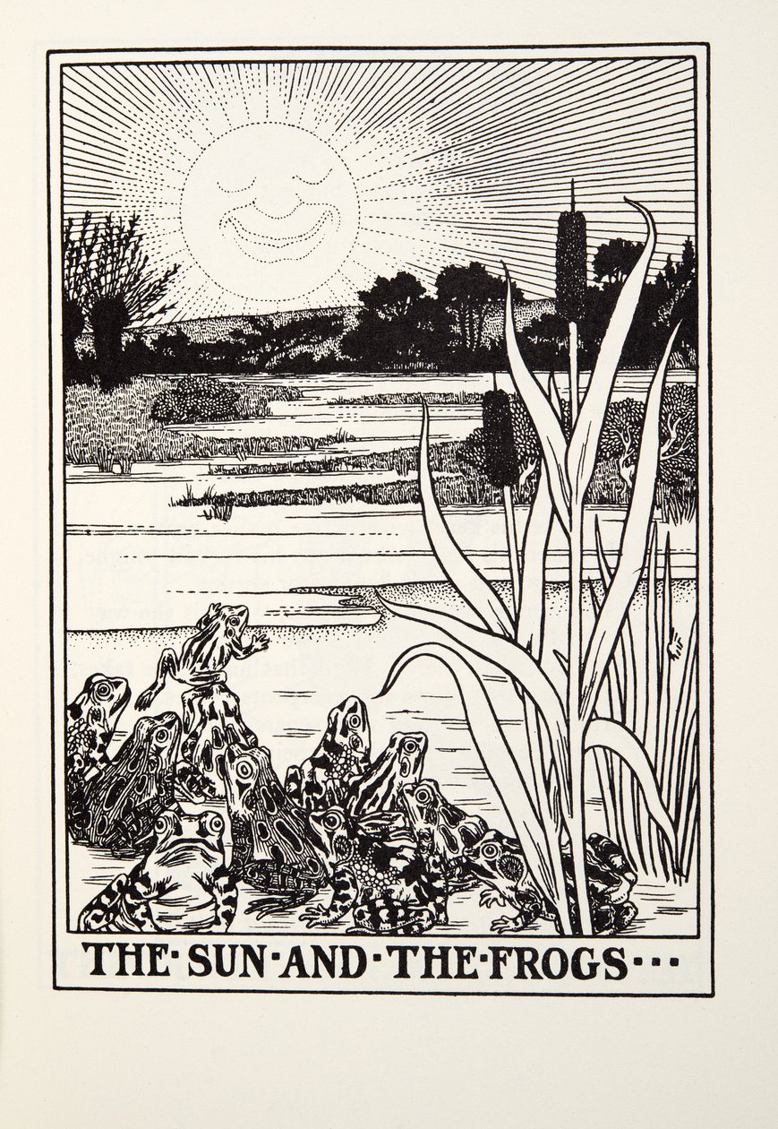 The Sun and the Frogs, from Fontaine Fables by Percy J. Billingshurst