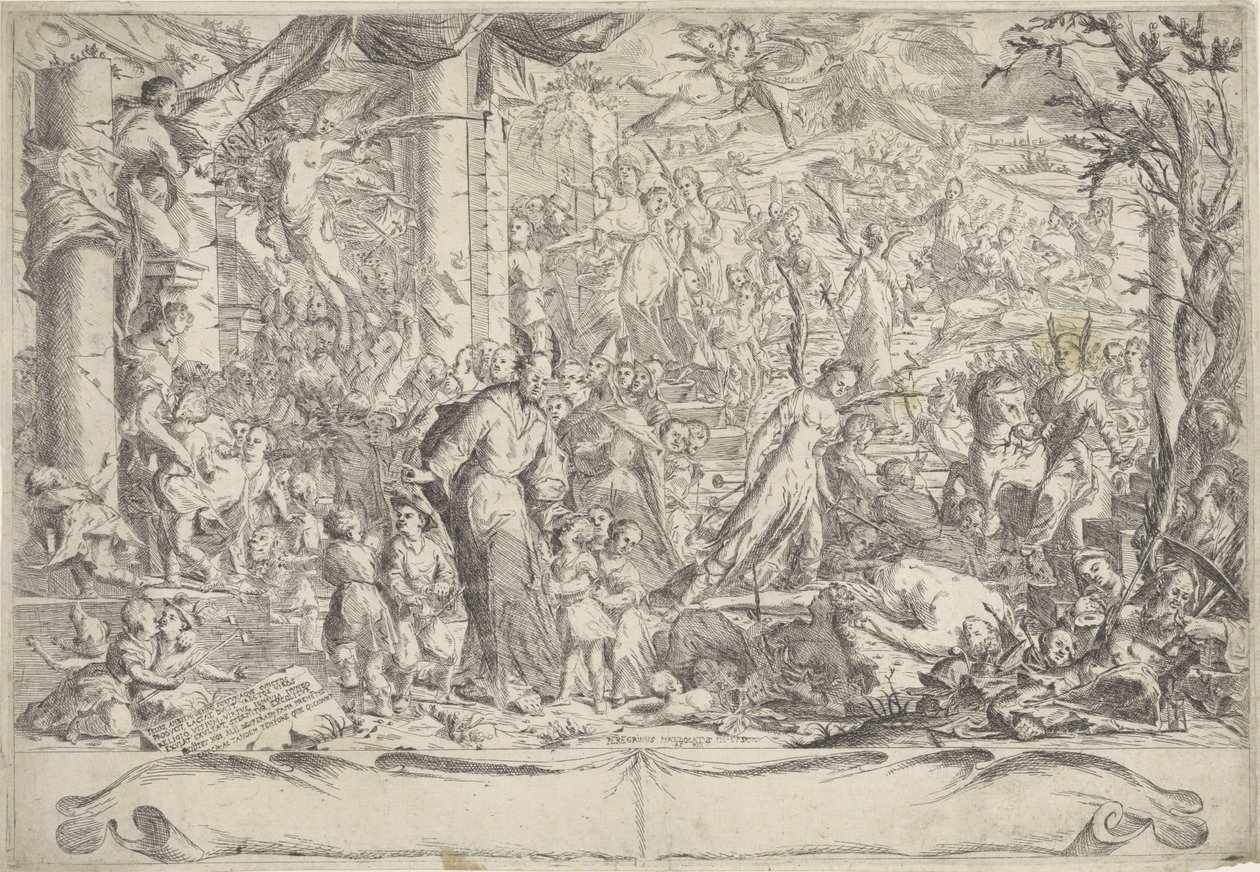 Allegory of Human Life by Peregrino Mazzocati