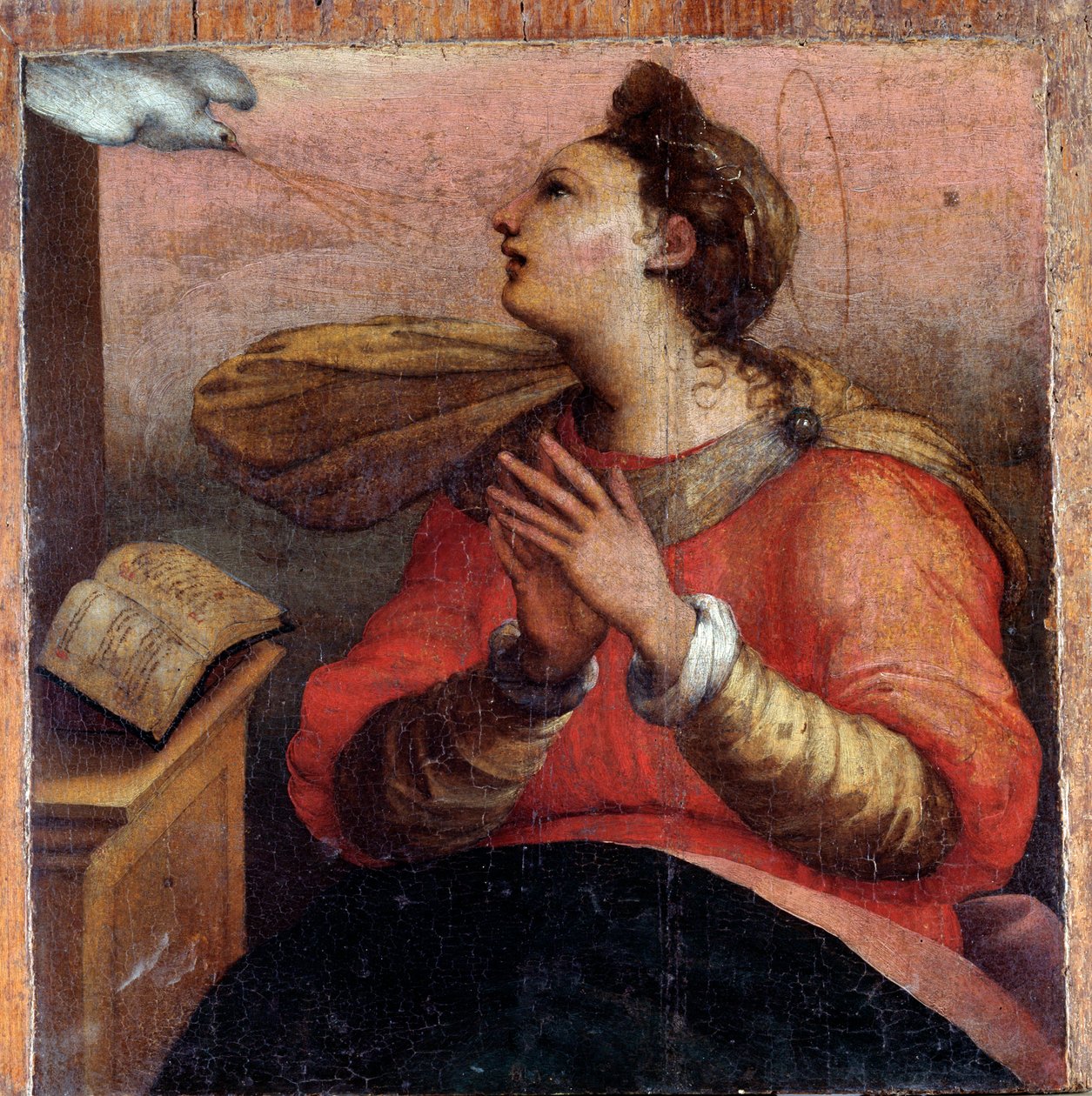 Virgin of the Annunciation (detail) by Perino del Vaga