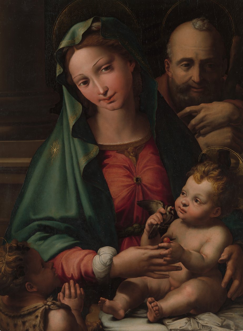 The Holy Family with the Infant Saint John the Baptist by Perino del Vaga