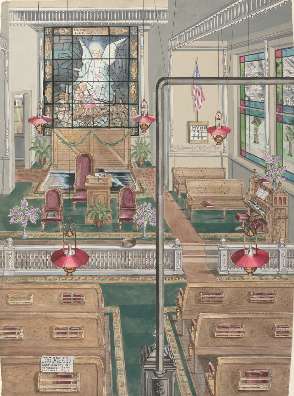 Baptist Church, 1901 by Perkins Harnly
