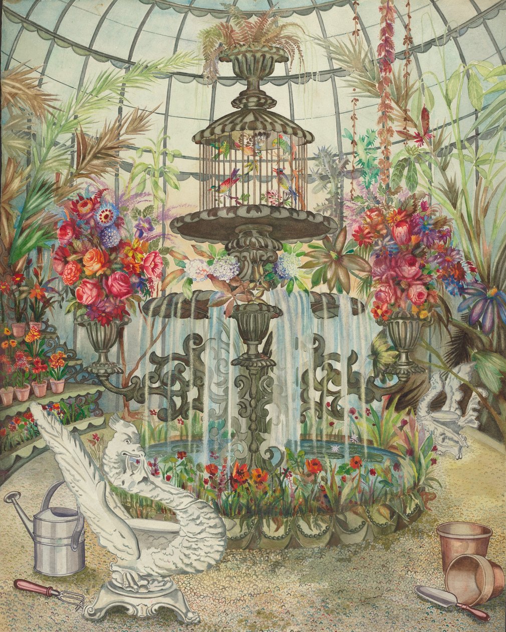 Conservatory Fountain by Perkins Harnly and Nicholas Zupa