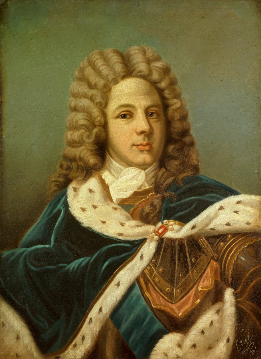 Portrait of Louis de Rouvroy, Duke of Saint Simon (1675-1755) Memorialist by Perrine Viger du Vigneau