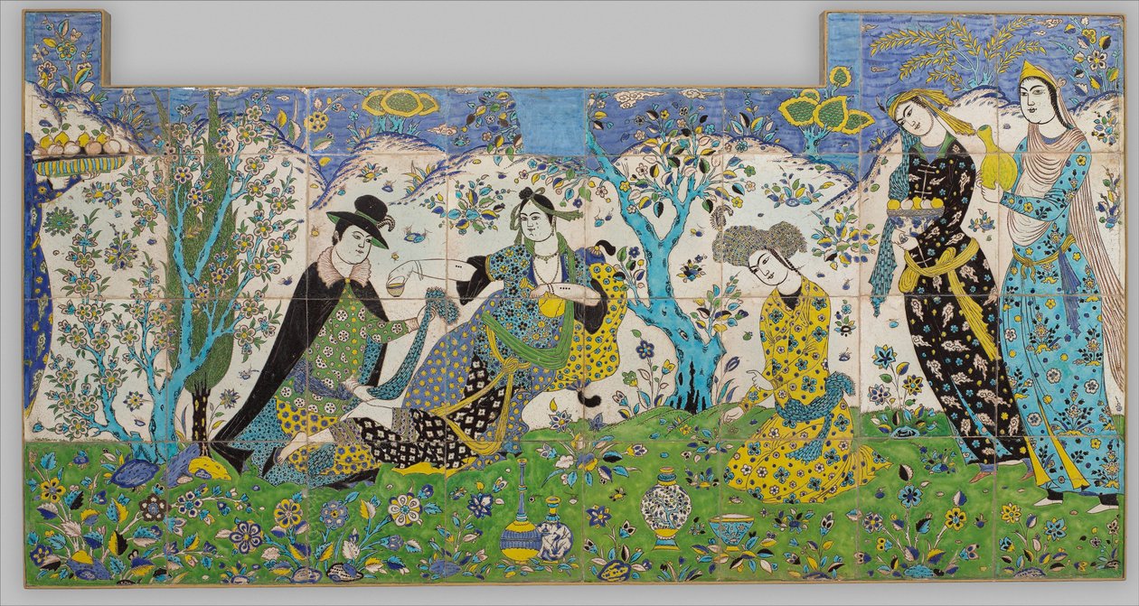 Garden Gathering, 1640-50 by Persian School
