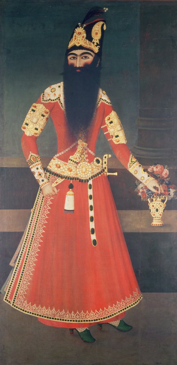 Portrait of Fath Ali-Shah (1771-1834) by Persian School