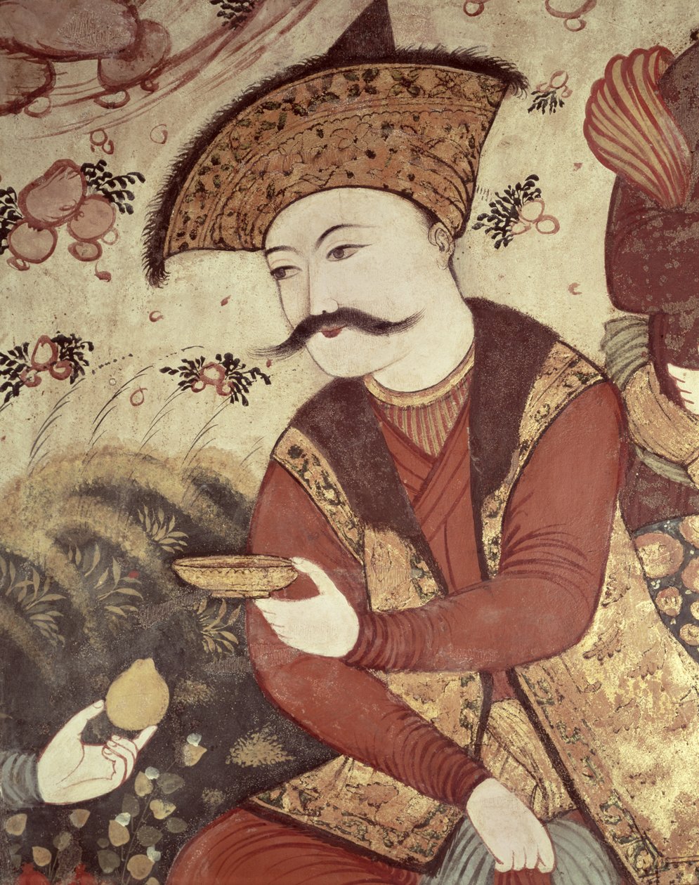 Shah Abbas I (1588-1629) (detail) by Persian School
