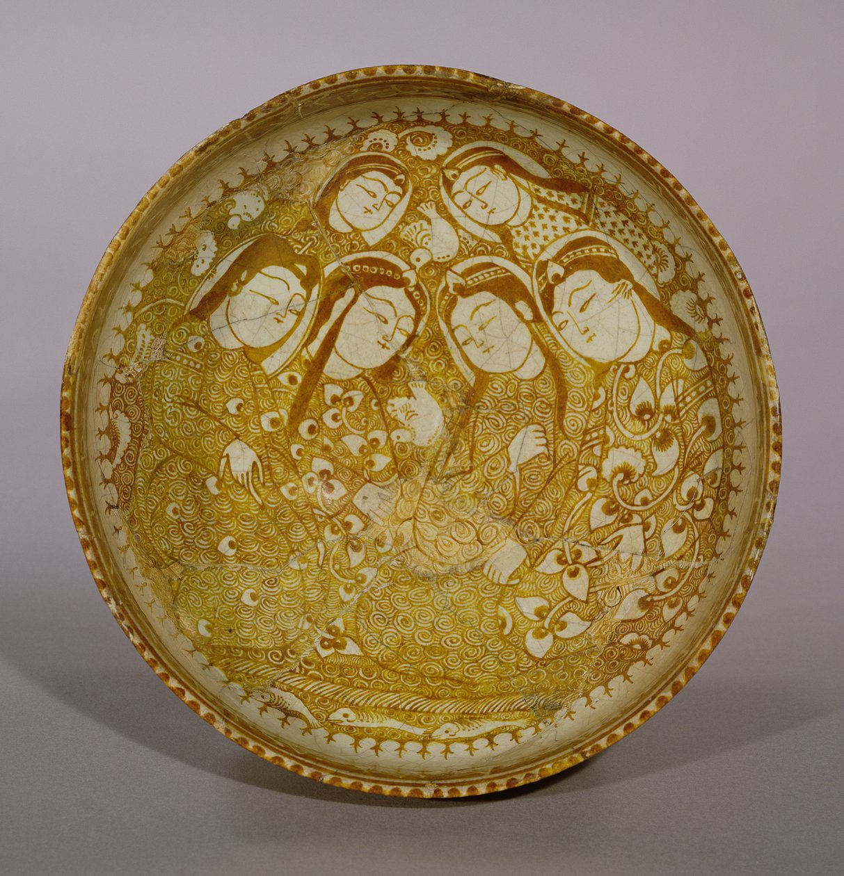 Bowl, from Kashan, Iran, Seljuk period by Persian School