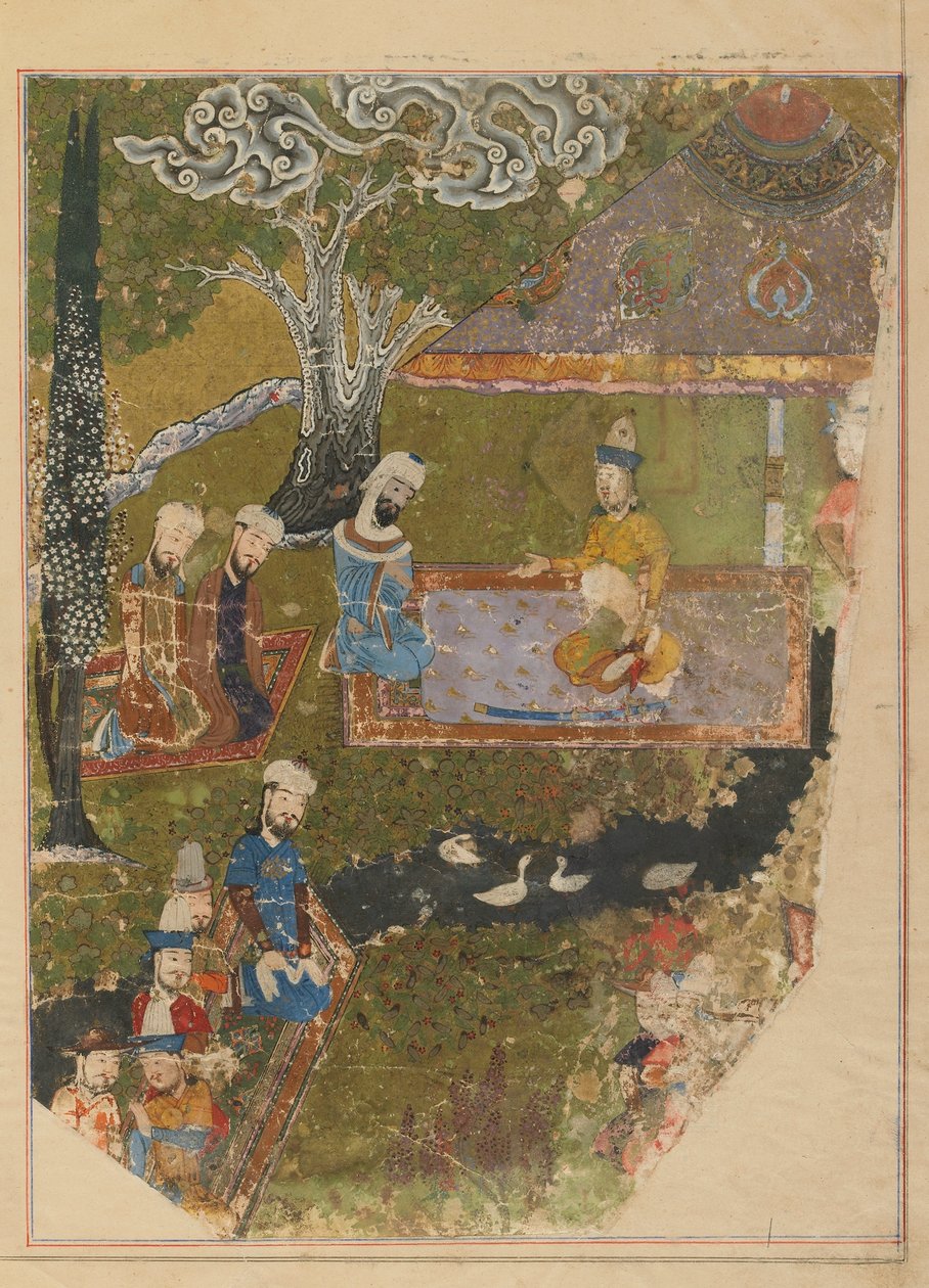 Timur Grants an Audience on the Occasion of His Accession to the Throne at Balkh by Persian School