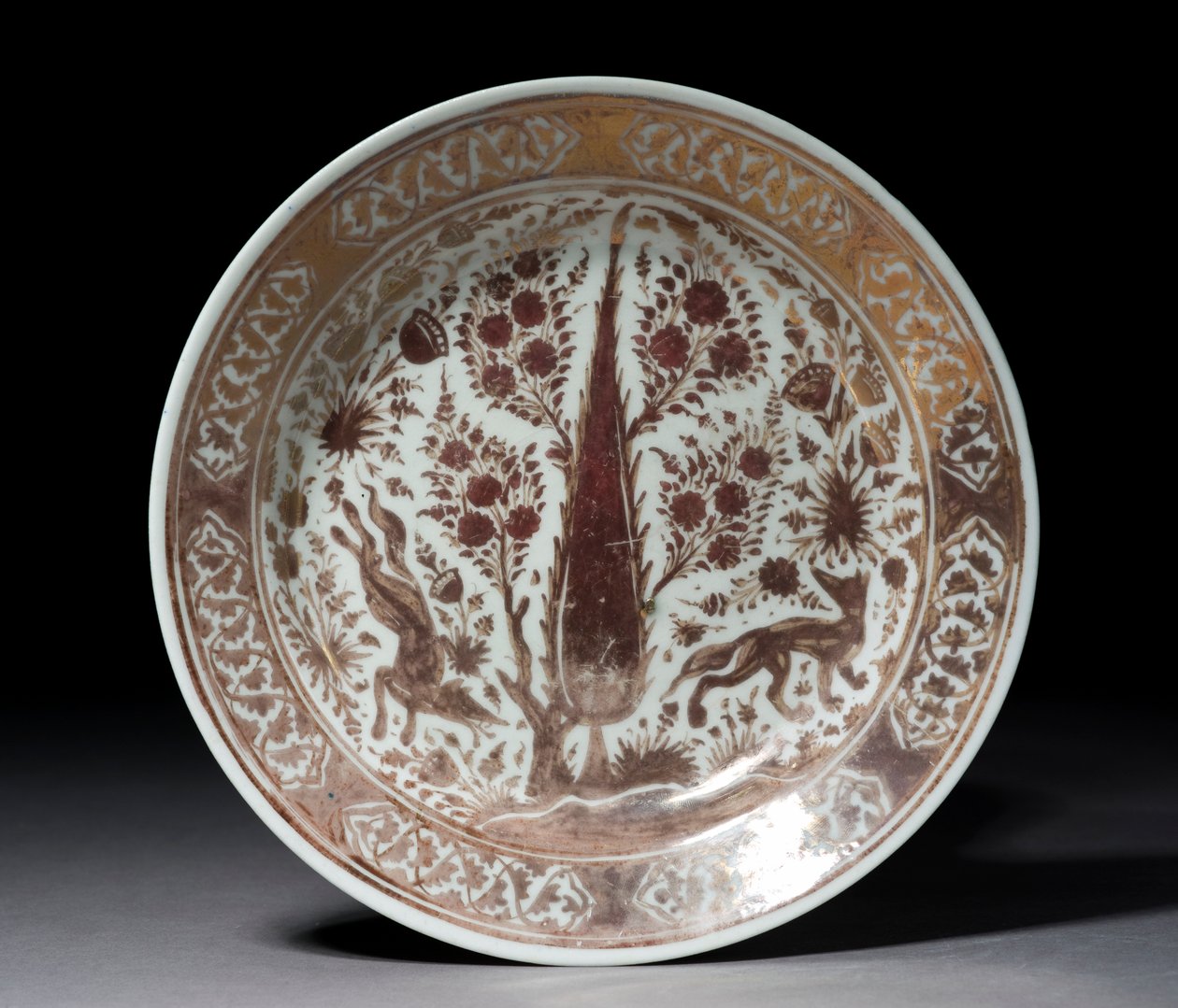 Plate, Iran, late 17th century by Persian School