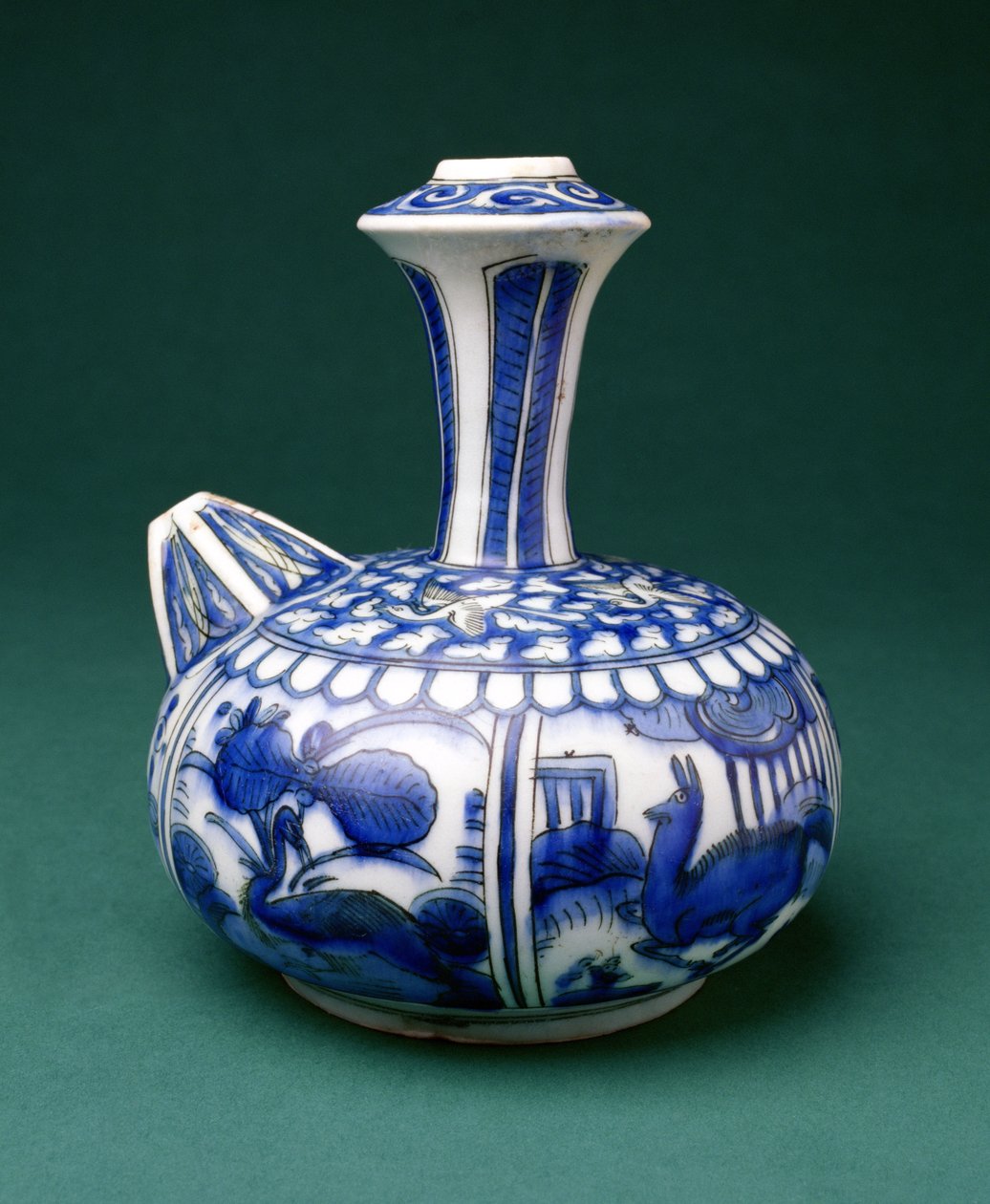 Safavid Blue and White Kendi, 1600-50 by Persian School