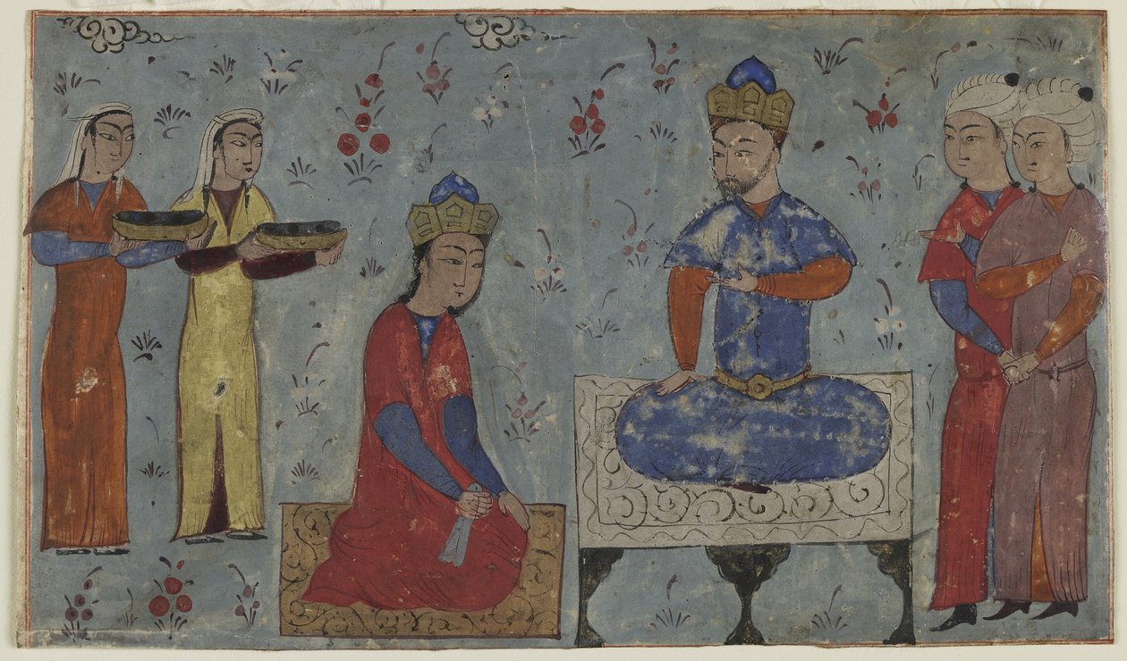 Sindukht before Sam by Persian School