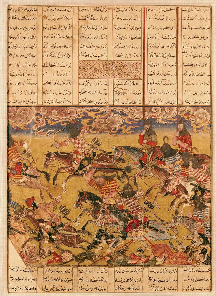 The Charge of the Cavaliers of Faramouz, illustration from the 