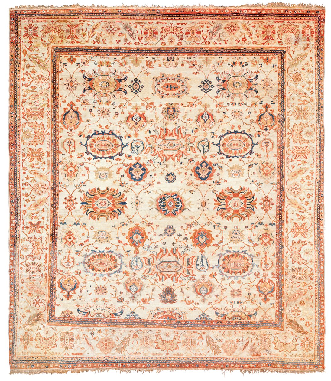 Ziegler Carpet, Sultanabad District, West Persia, c.1880 by Persian School