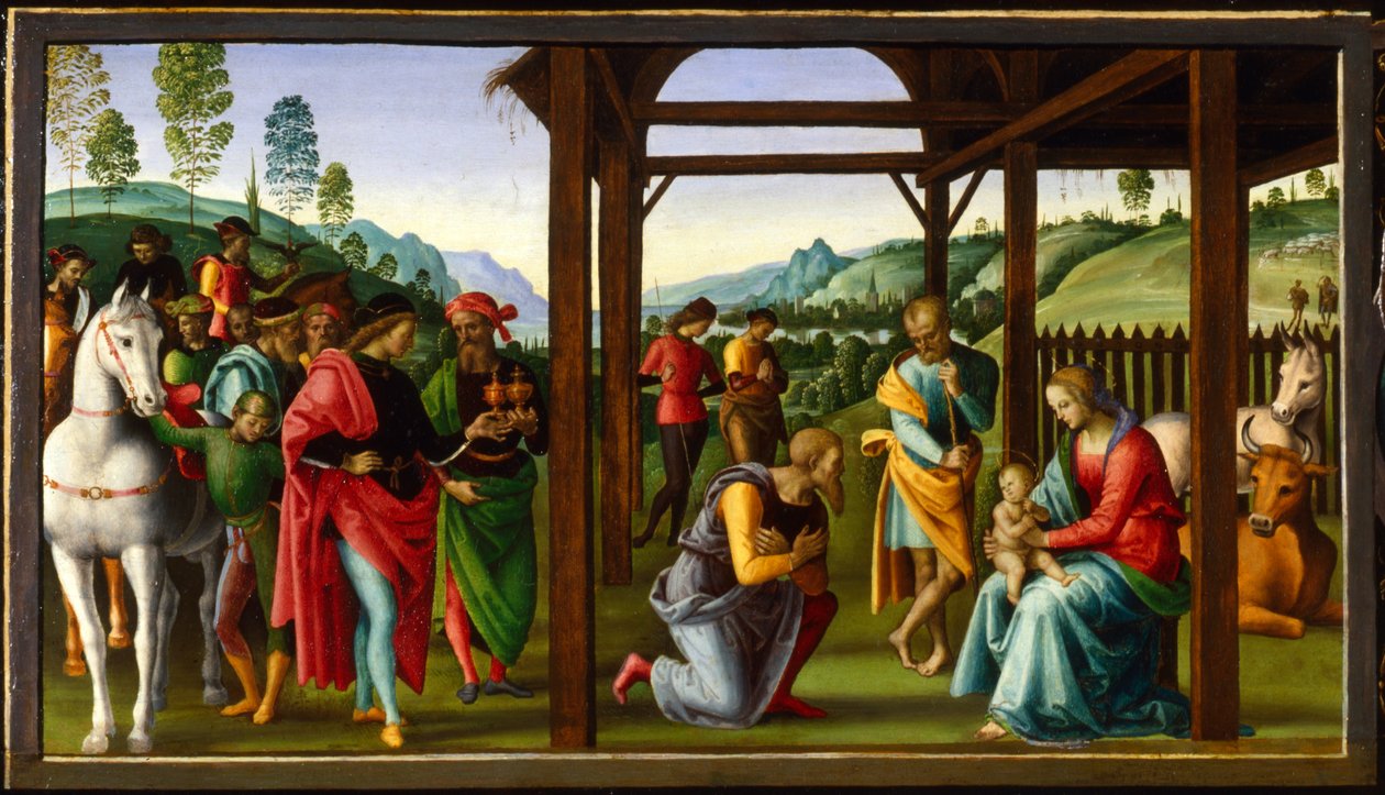 The Adoration of the Magi by Perugino: Buy fine art print