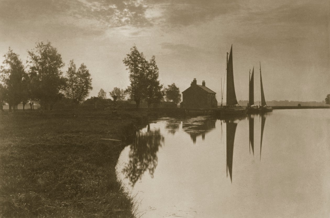 Cantley Whernes Waits for the Turn of the Tide, c.1886 by Peter Emerson und Thomas Goodall