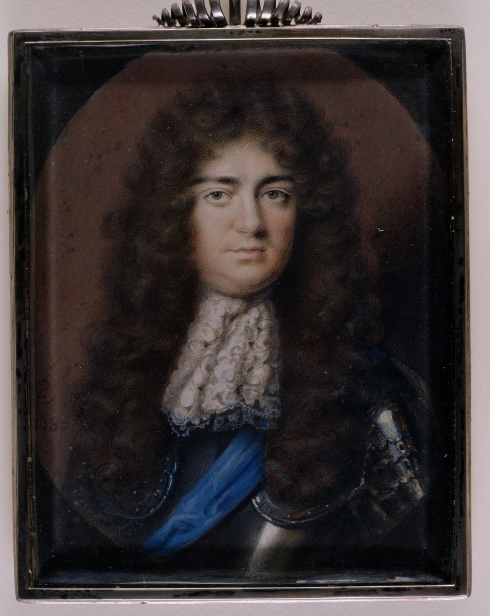 Portrait Miniature of Christopher Monck, 2nd Duke of Albemarle (1653-88) 1680 by Peter Cross
