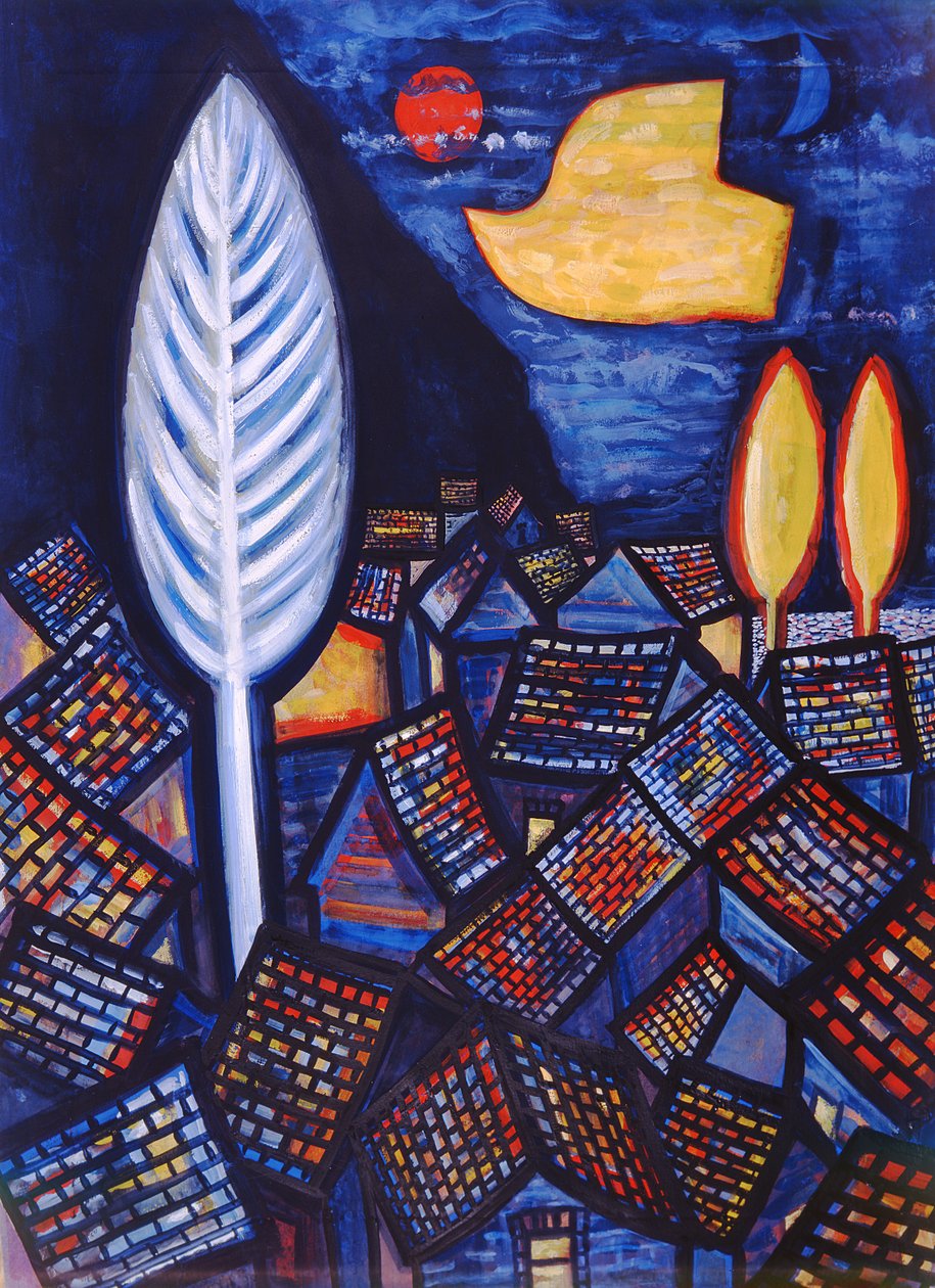 Above the Village, 1999 by Peter Davidson