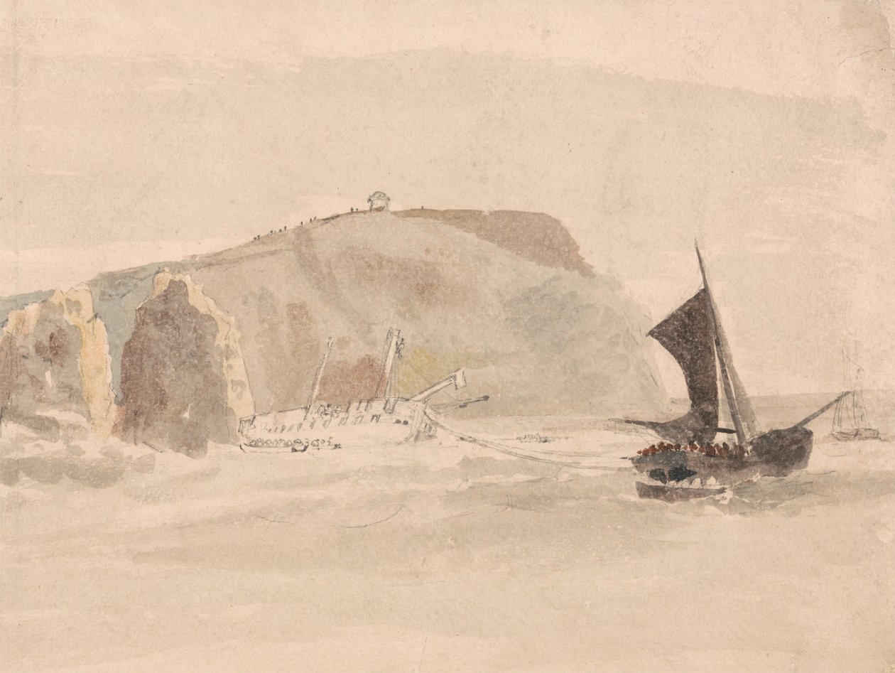Shipwreck off the Needles, Isle of Wight by Peter de Wint