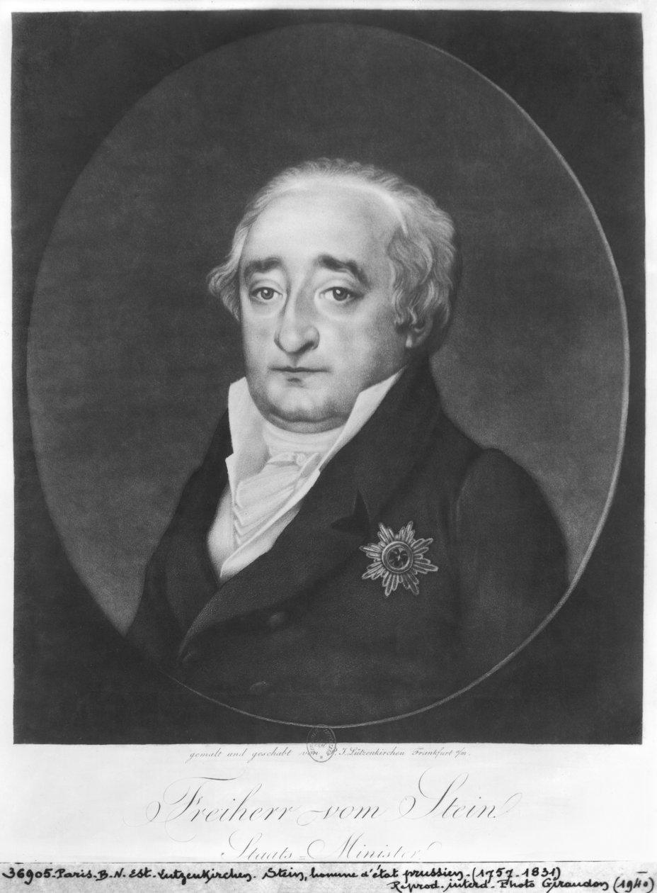 Baron Karl von Stein by Peter Joseph Lutzenkirchen