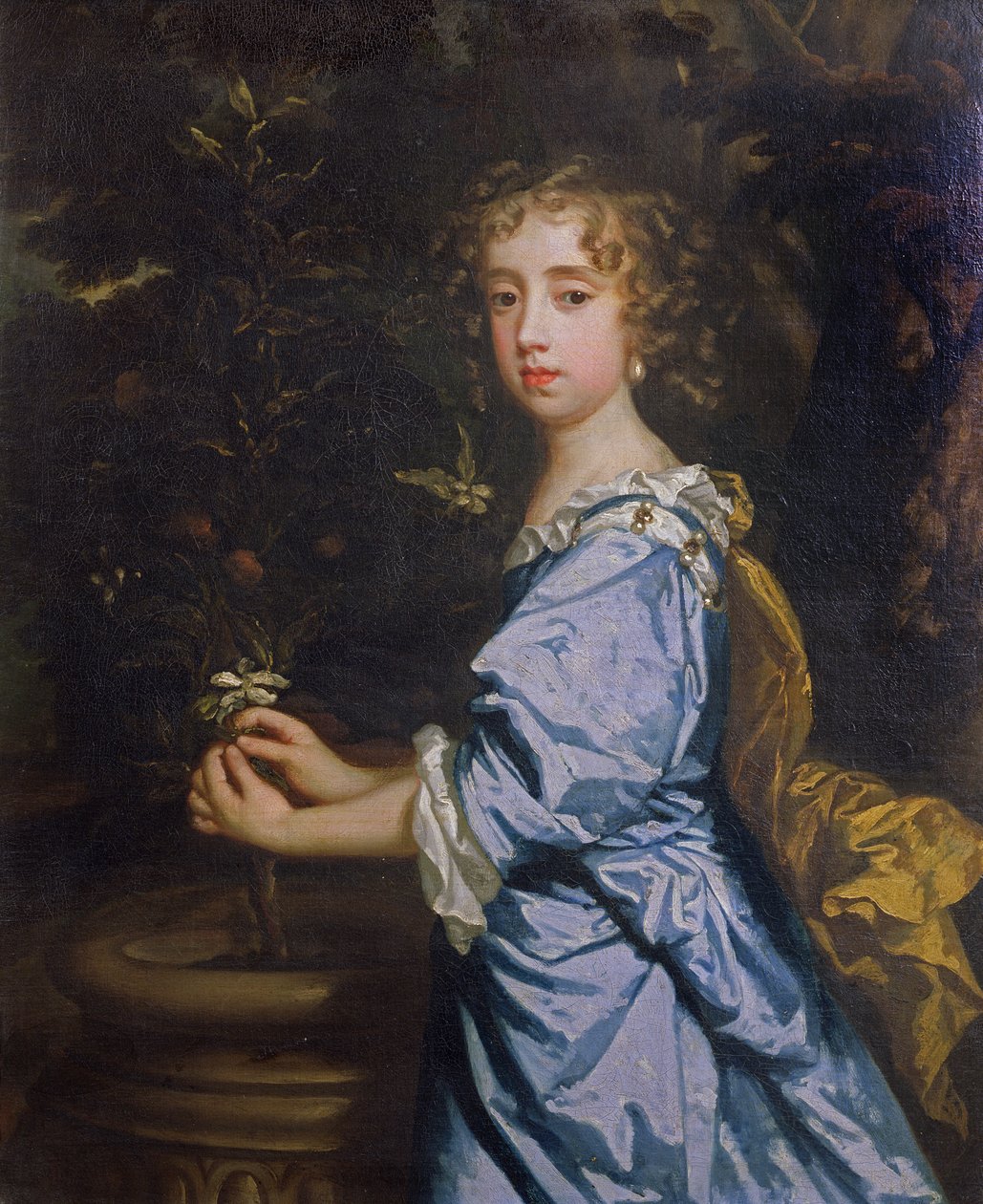 Isabella Dormer, aged 8, later Countess of Mountrath by Peter Lely